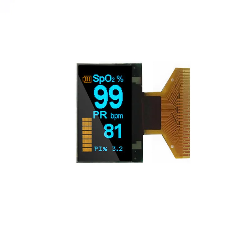0 96 дюймов I2C OLED дисплей 128x64 желто-синий для медицинского