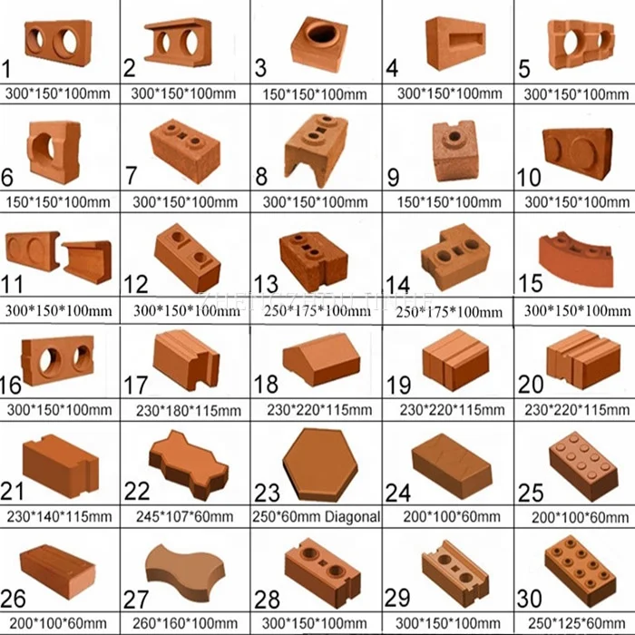 Interlocking red clay soil brick making machine manual compressed clay logo bricks earth block moulding machine