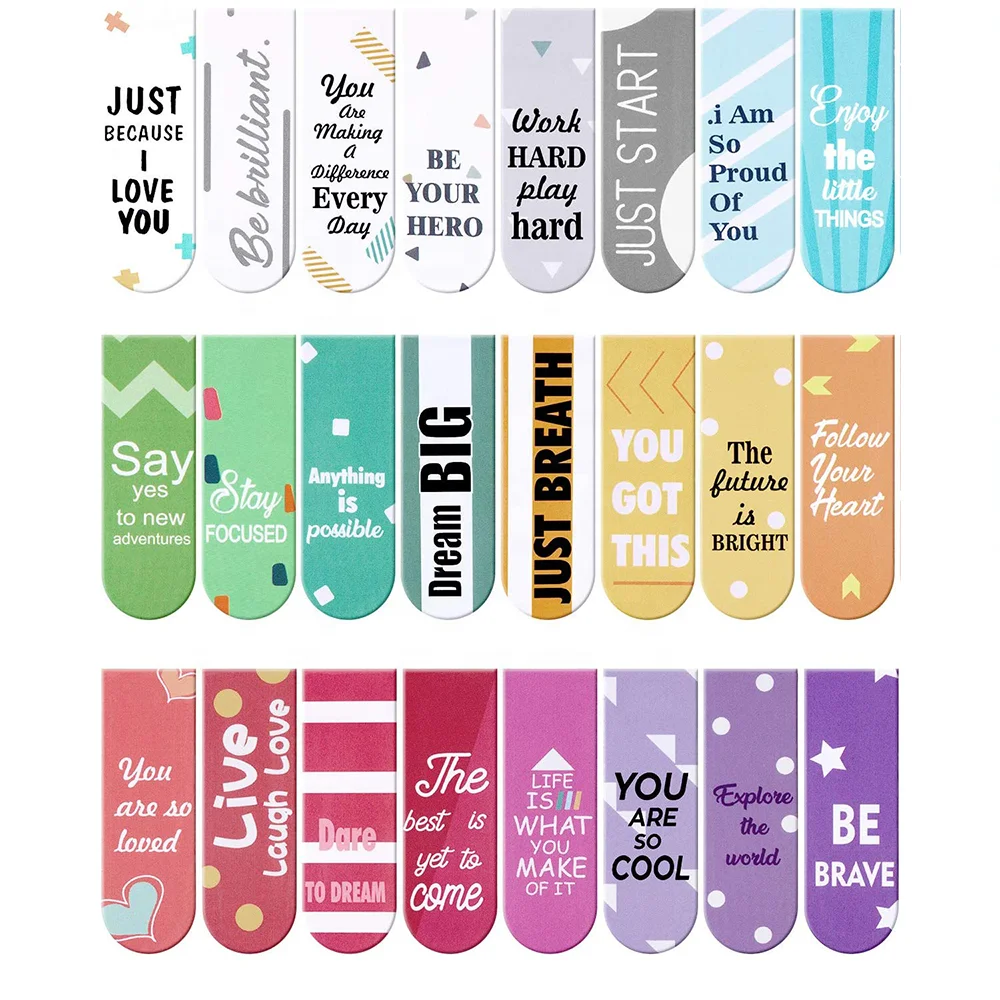 Magnets Bookmarks Magnetic Page markers assorted book markers set for reading