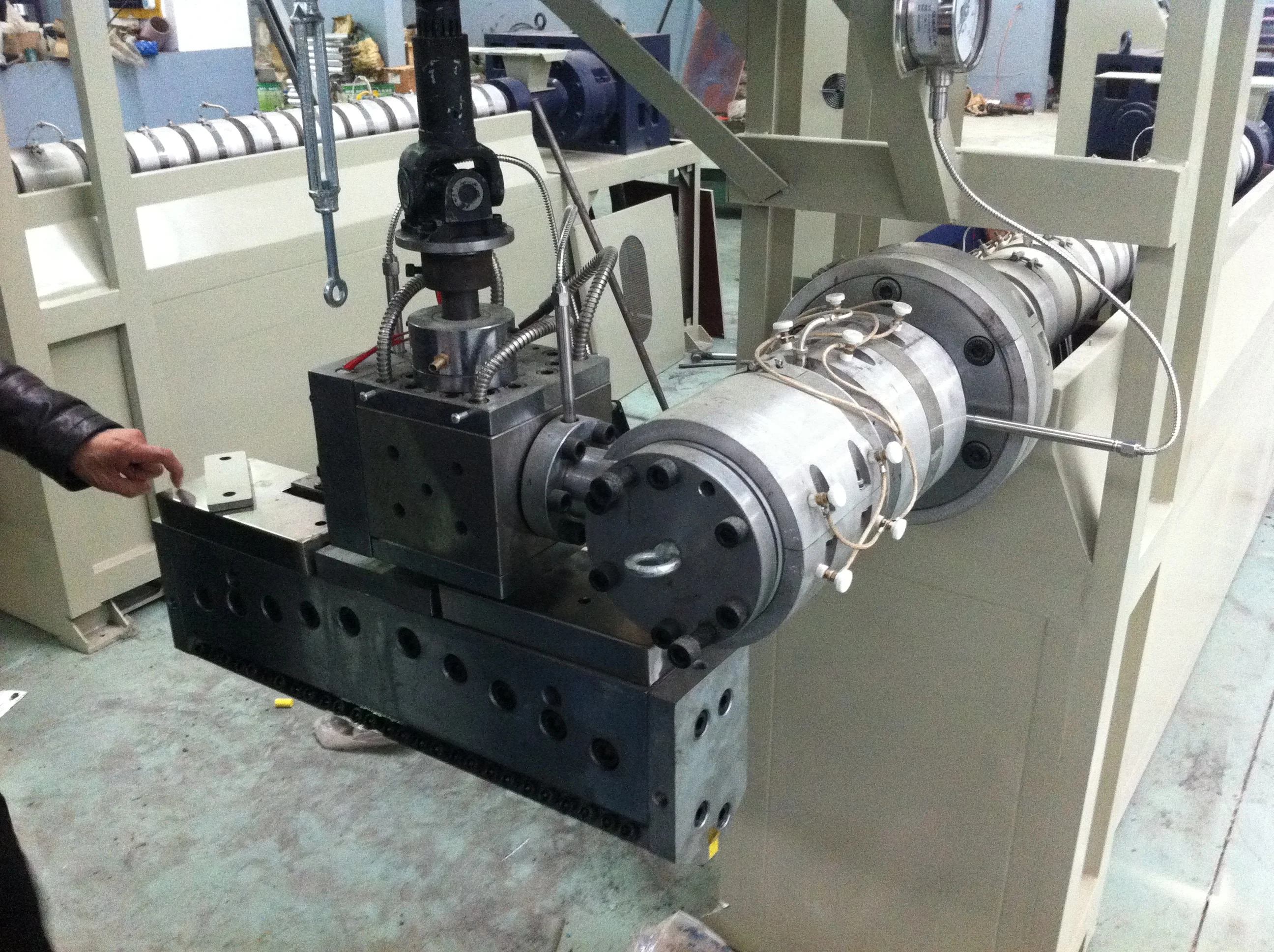 Polypropylene Raffia Fibrillated Yarn Extruding Machine Agriculture PP Baler Twine Production line