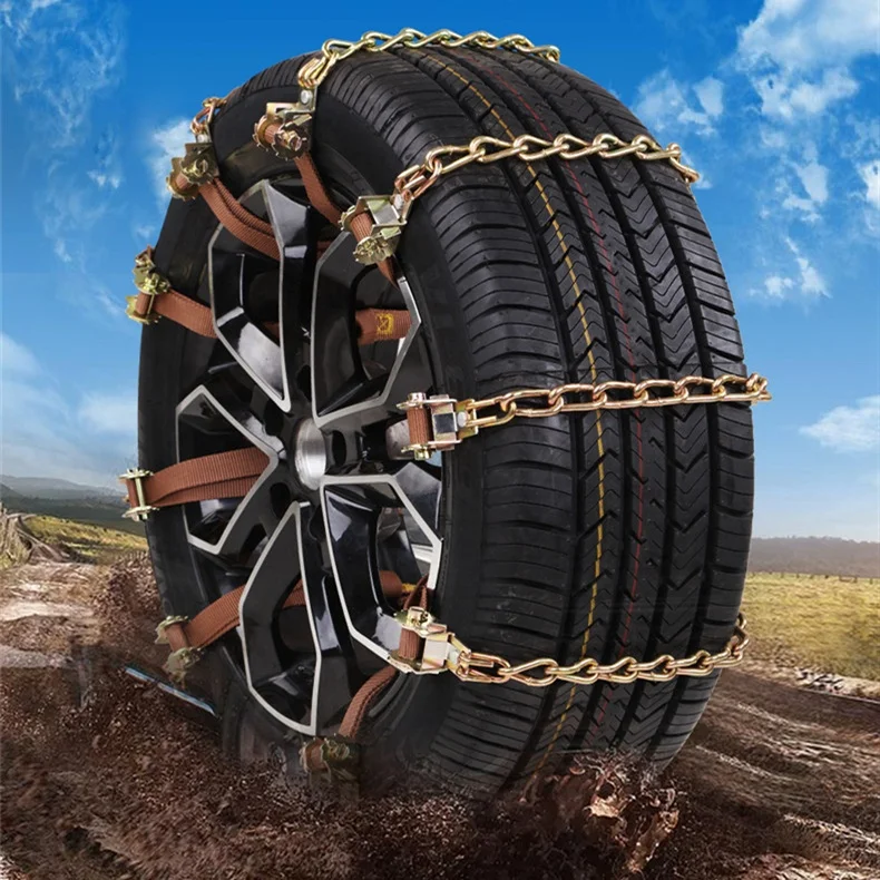 Snow Chain Anti-skid Tyre Chain Offroad Snow Anti-skid Iron Tyre Chains