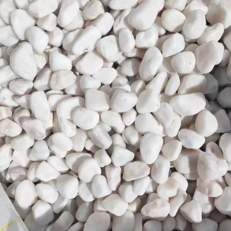 Белоснежная галька Булыжный Камень садовый камень по приемлющейся цене для дорожного покрытия и наружного декора