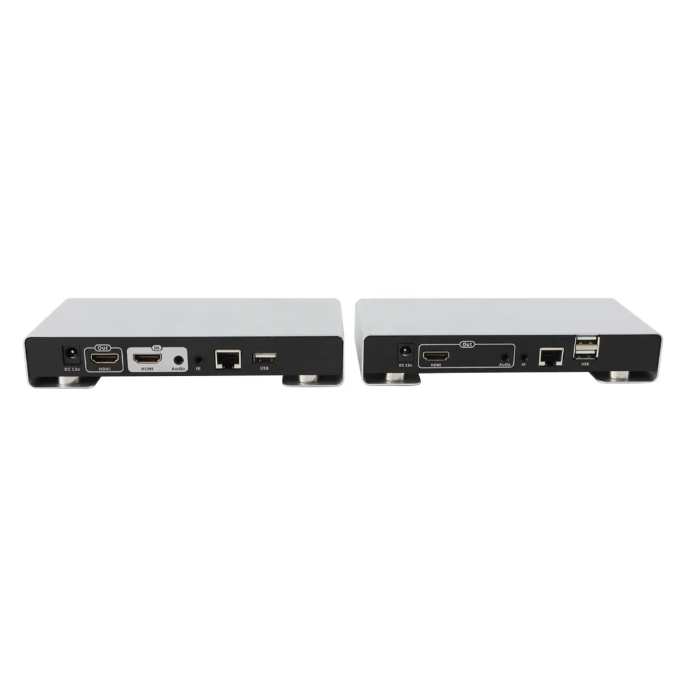 Unnlink HDMI KVM Ethernet Extender 200m 150m 60m Cat6 Sharing USB for Mouse Keyboard 1080P@60Hz Loop-out TX+RX ODM OEM