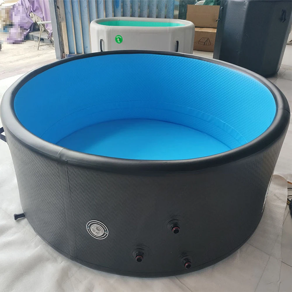 Customized Outdoor Portable Inflatable Pool Drop Stitch Durable Thickened Above Family Backyard Swimming Pool For Kids Adults