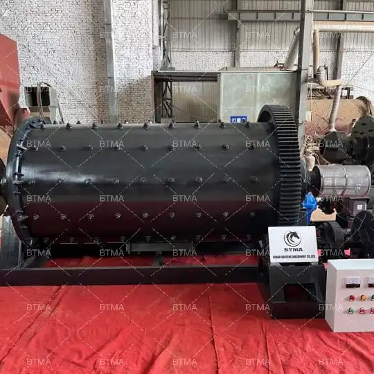 BTMA Factory Hot Sale Low Price 3-5 Tons Per Hour 1200x2400 Ball Mill Grinding Machine