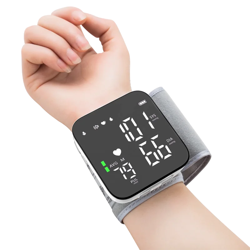 Accu Chek Tensiometro Baumanometro Heart Rate Monitor Smart Wrist Blood Pressure Machine For Hospital