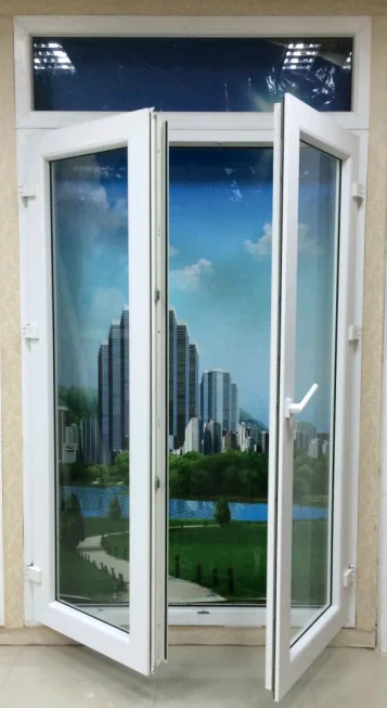 Factory new price pvc frame door vinyl material safety entrance door windproof upvc door
