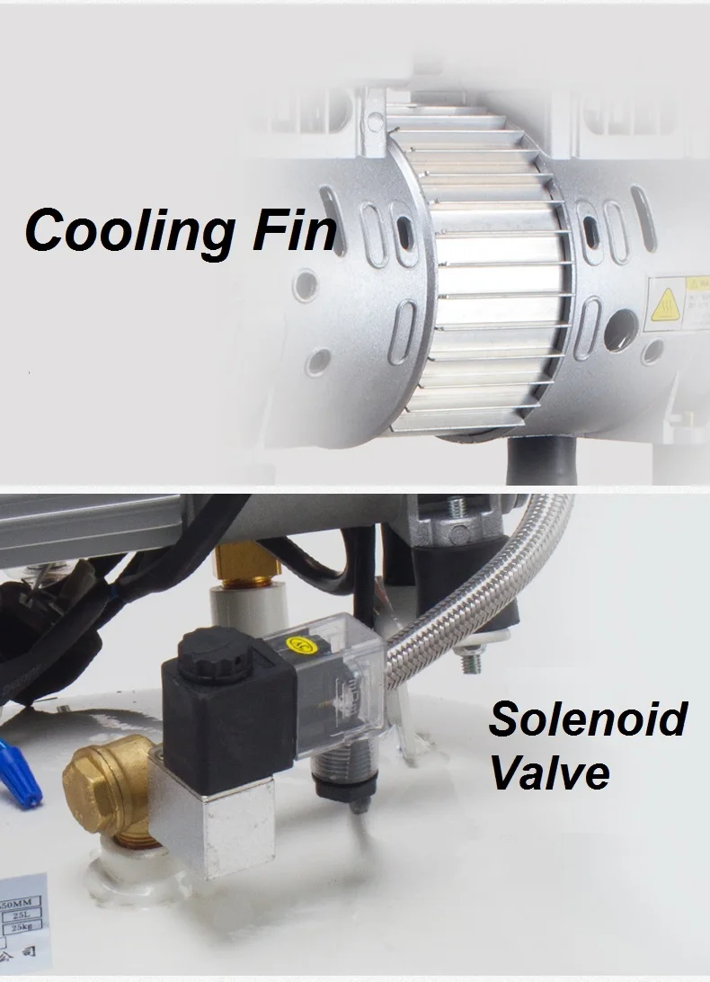 Portable Ac power high quality industrial quiet dental low noise oilless wholesale air compressor manufacture