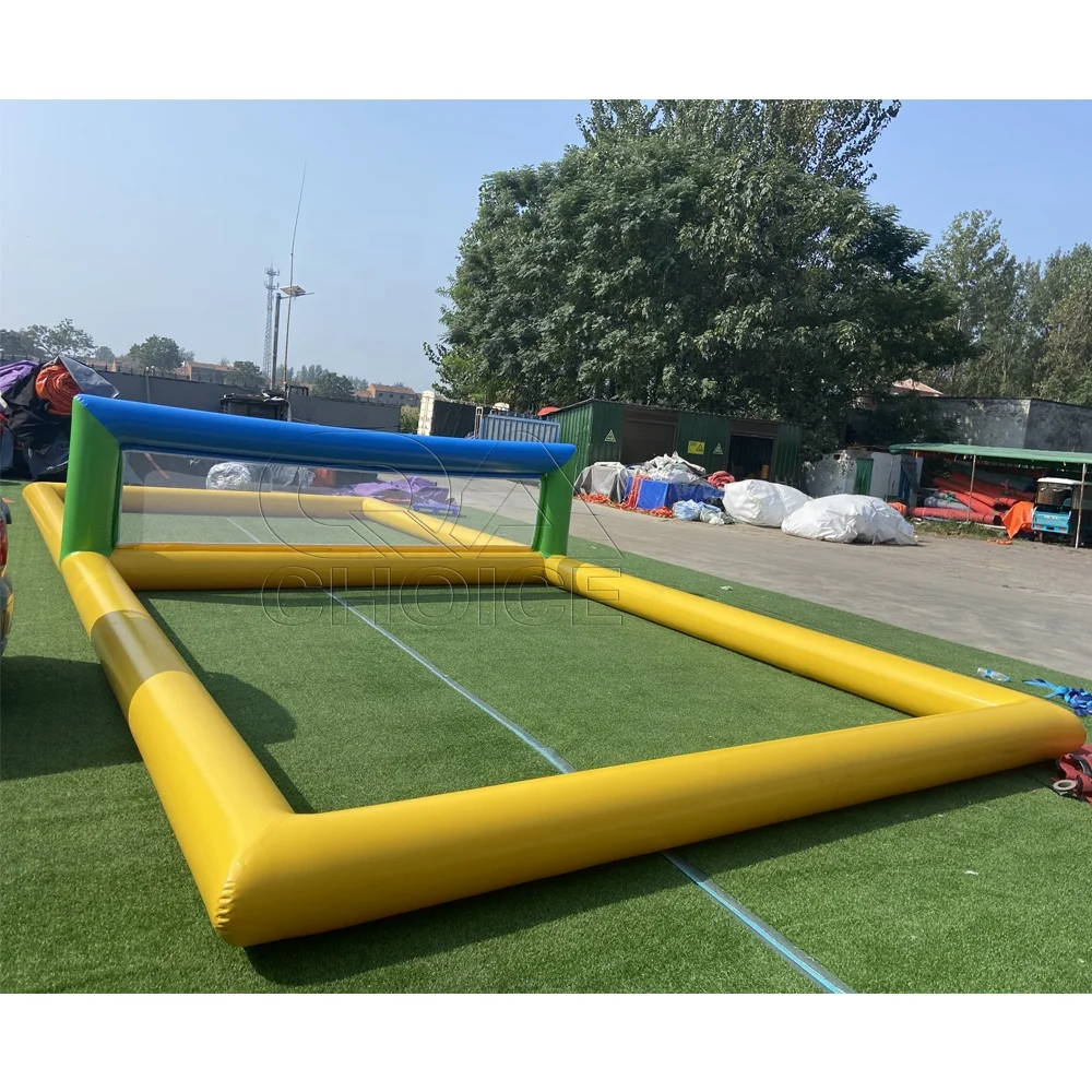 China Customized Inflatable Water Sport Game Inflatable Floating Volleyball Court Outdoor Inflatable Aqua Volleyball Field