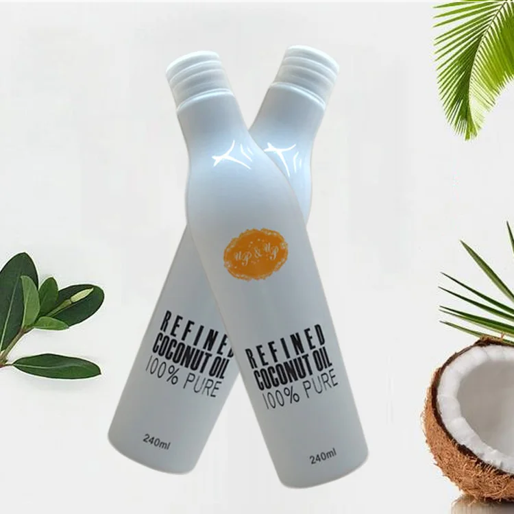  240 мл 8 унций натуральное Отбеленное дезодорированное кокосовое масло RBD 100% для продажи