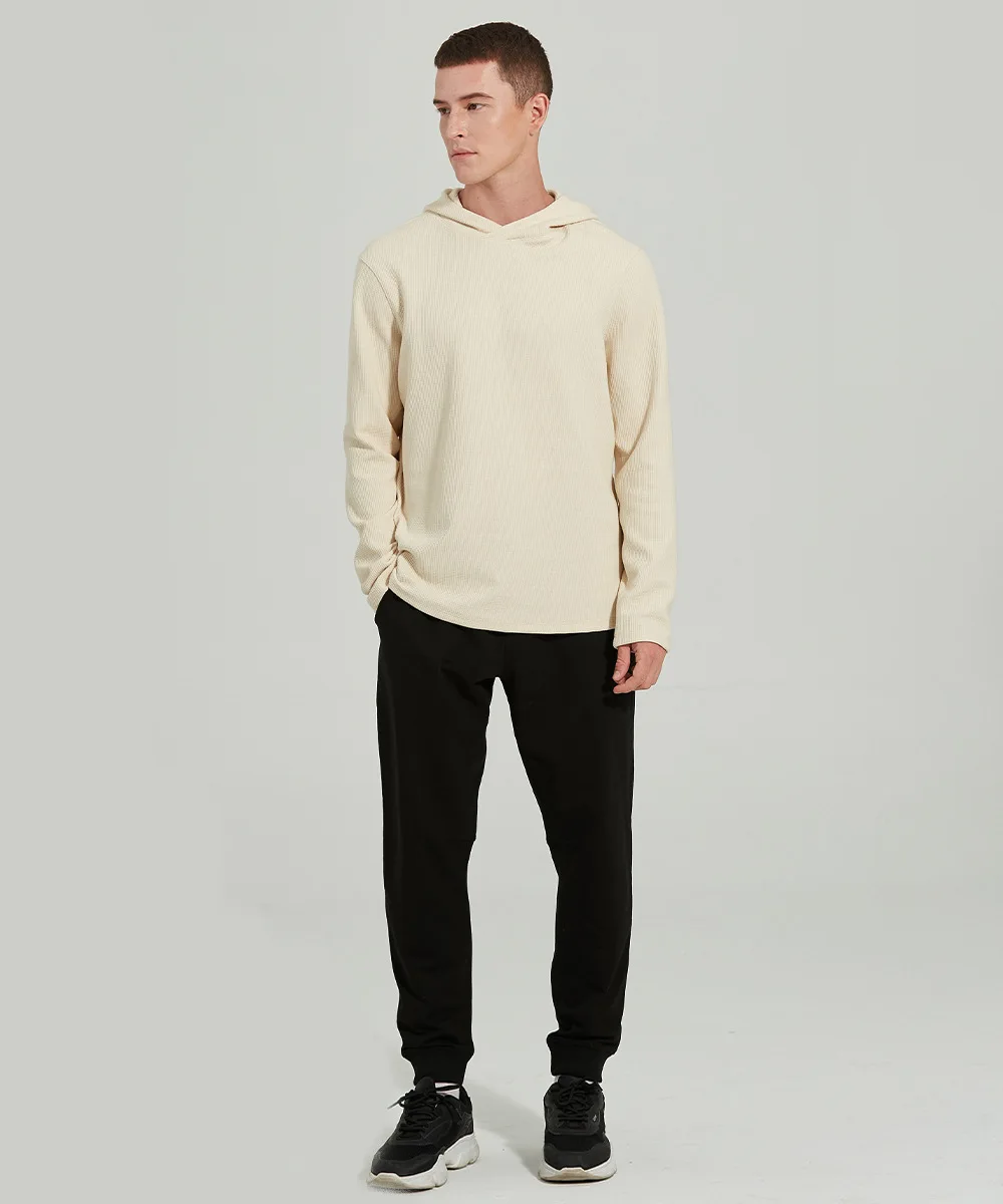 Custom cotton Lulu Mens Hoodie Training Sweatshirt Jogging Pullover Running Sports Hooded Jacket Men Jumper