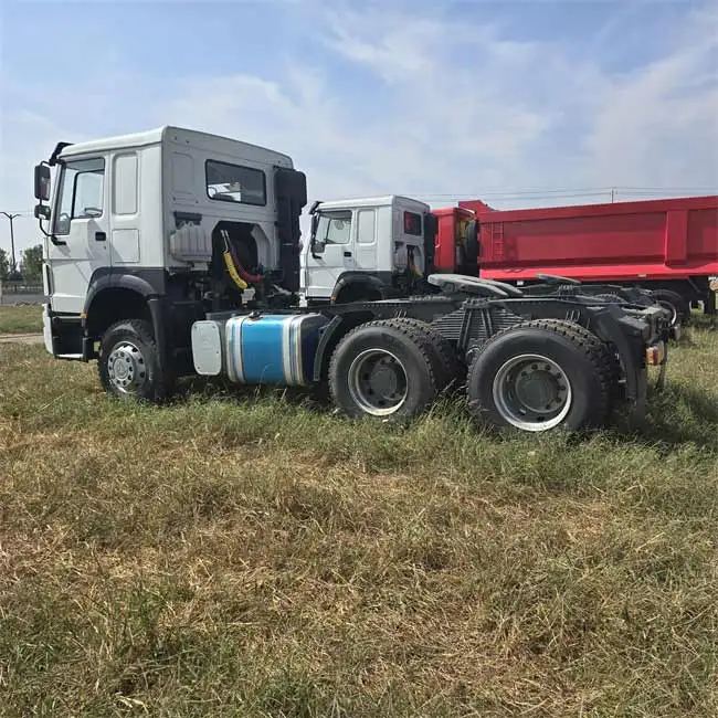 Лучшие Цены Sinotruk Howo грузовик с прицепом 6x4 371hp левый правый Привод для продажи