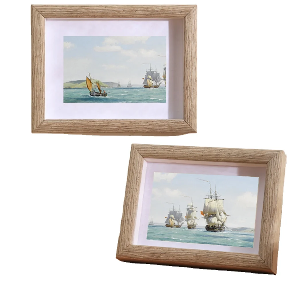 High Quality Home Decorative Wedding Gift Wood Picture Frame Art Photo Wall Oak Wood Frame