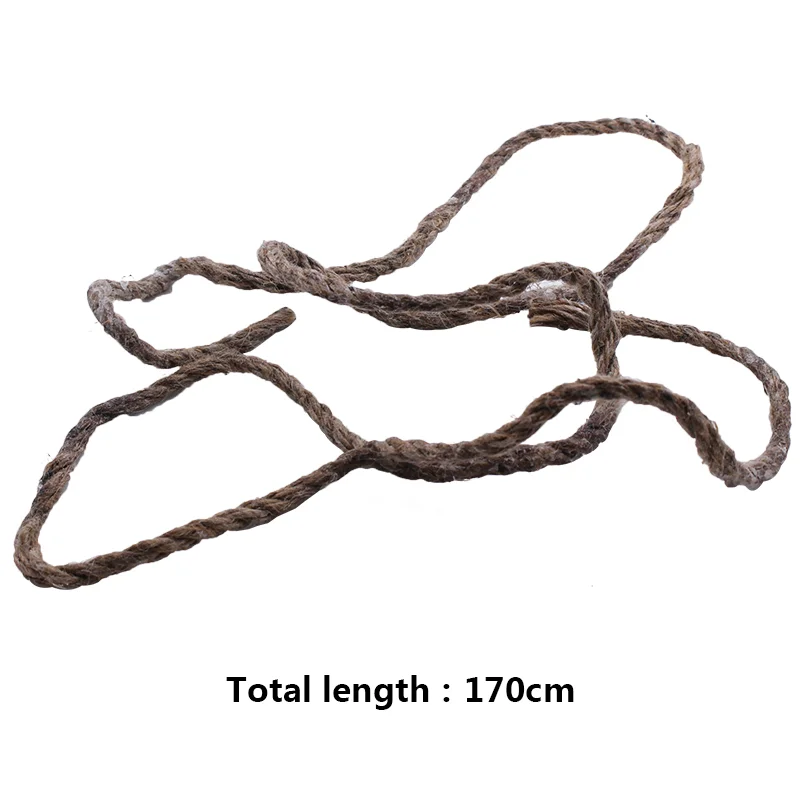 hemp rope with wax fire starter firelighter for outdoor ignition
