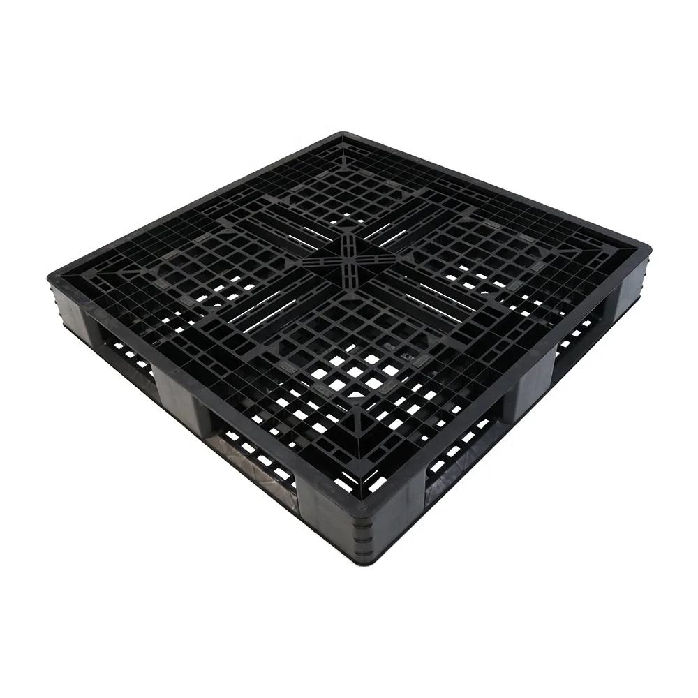 
QXR Q-PA3 Wholesale high quality 1100 * 1100 * 150 mm grid black ESD conductive pallet 