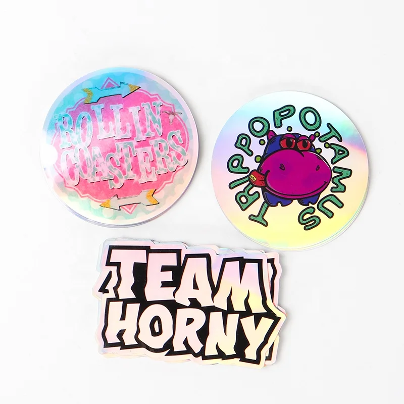 Custom printing cute stickers kawaii waterproof die cut square heart sticker die cut sticker roll custom