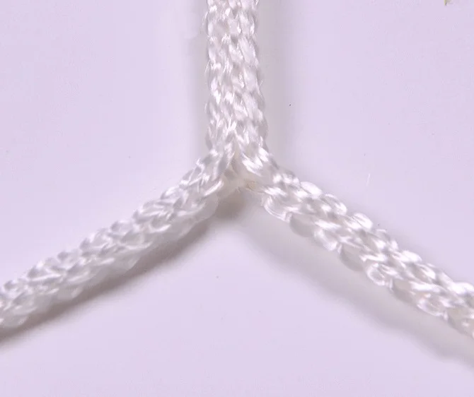 Hot football sport professional outdoor polyester football net knot mesh