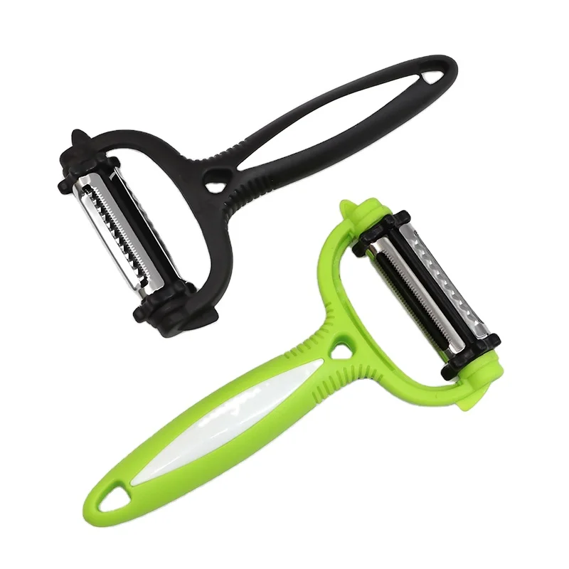 KingForce veg peeler  3 in one 3 in one multi purpose potato peeler slicer Julienne peeler Julienne Non-slip Comfortable Handle