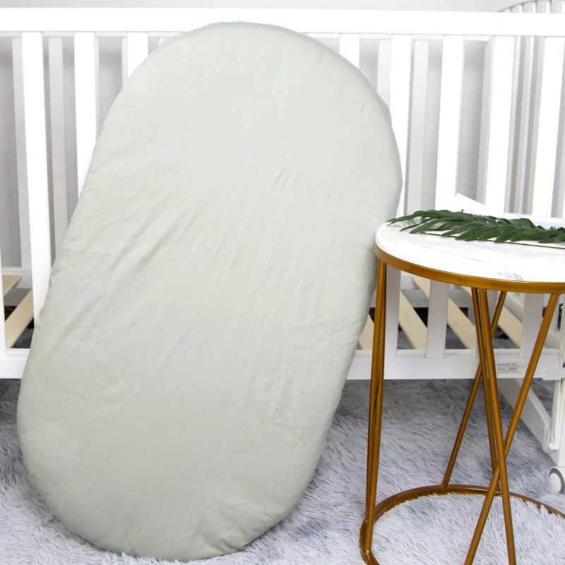 Wholesale Fitted Crib Sheet Extra Soft Neutral Cotton Twill Baby Bed Sheet for Standard Crib Mattress