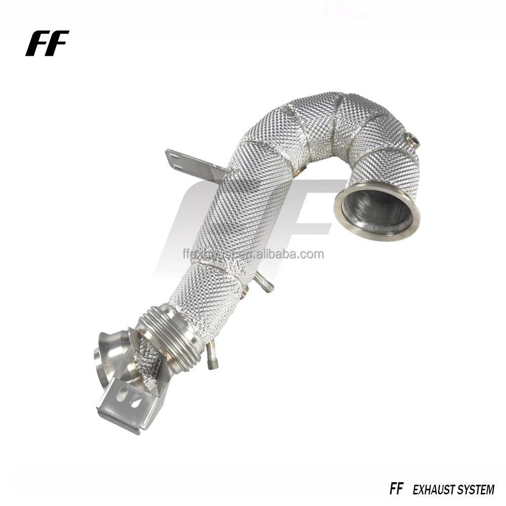 Hot selling exhaust downpipe for Mercedes-Benz AMG GT43 GT50 GT53 E53 GLE53 CLS53 GLS53 S450 S500 M256 3.0T exhaust downpipe
