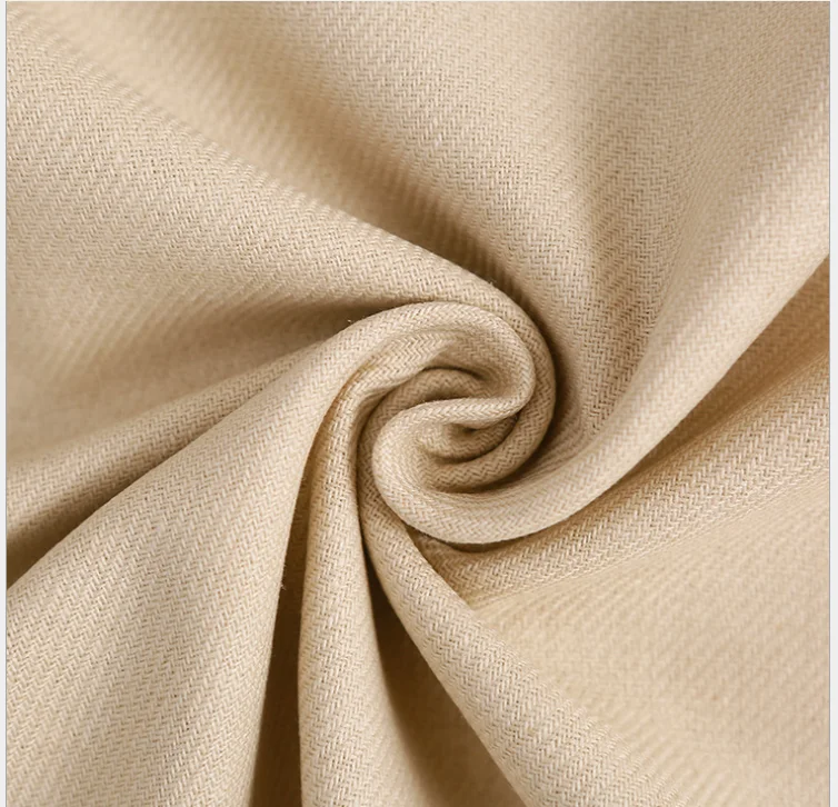 Apparel twill linen cotton fabric