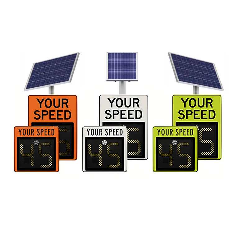 Custom Digital Rader Speed Detective radar Sign Solar Powered Limit Board Led Display Factory Price for Sale