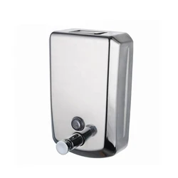 500ml China Manufacturer Wall Mounted Stainless Steel Liquid Hand Wash Manual Soap Dispenser