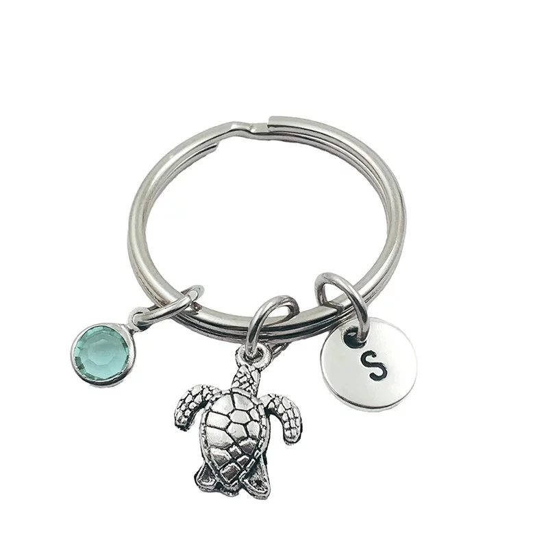 Cheap Personalized Key Chain Free Sample Custom 3D Enamel Letter Car Couple Cartoon Logo Promotion Gift Metal Keychain