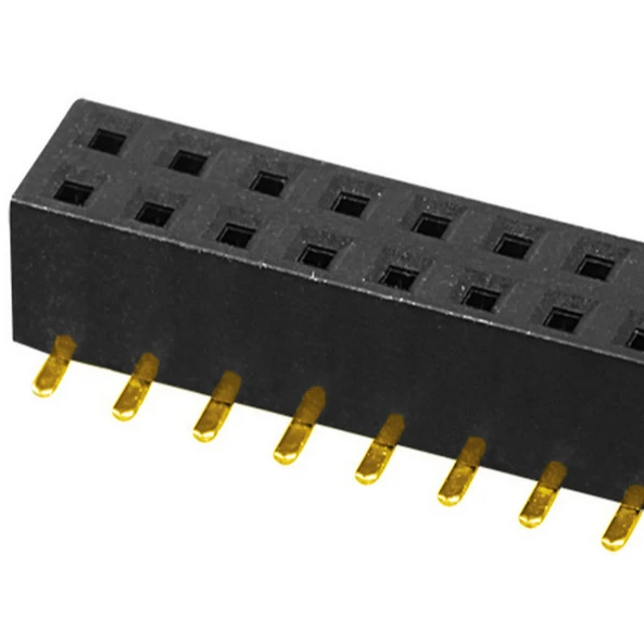 
2.0mm pitch Female Header, 20pin , U-type Dual Row SMT Type Board to Board plastic height of 2.0,4.0,4.3,4.6,7.2mm 