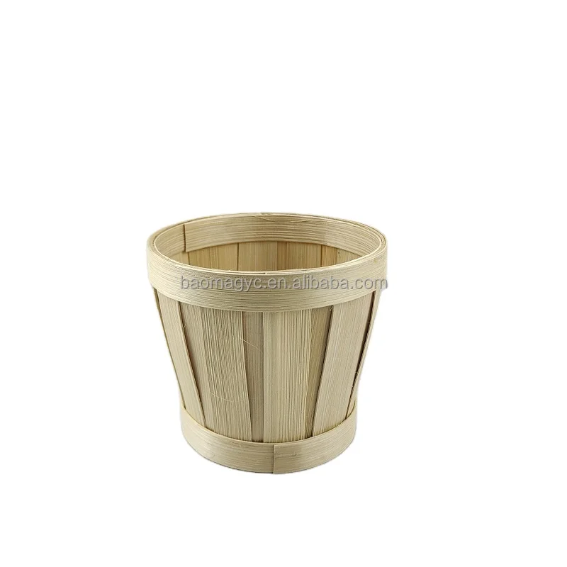 Flower bamboo mini basket Christmas basket plant basket