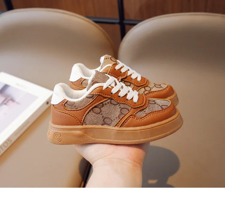 RTS Casual Shoes Spring Autumn New Fashion Soft Boys Sports Shoes Students Lace-up Light Sneakers for Girls Versatile Shoes