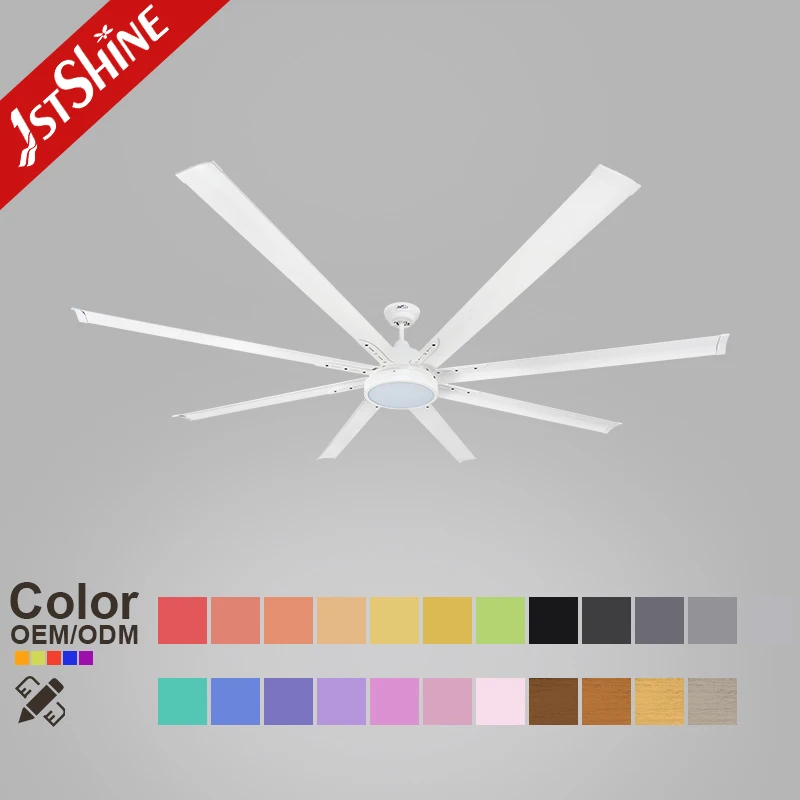 1stshine ceiling fan venda quente 84 polegadas 5 velocidades remotas 8 laminas de aluminio ventiladores de teto de controle