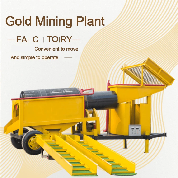 Big Capacity Diamond Locating Gold Washing Machine Plant Used in Panning Project