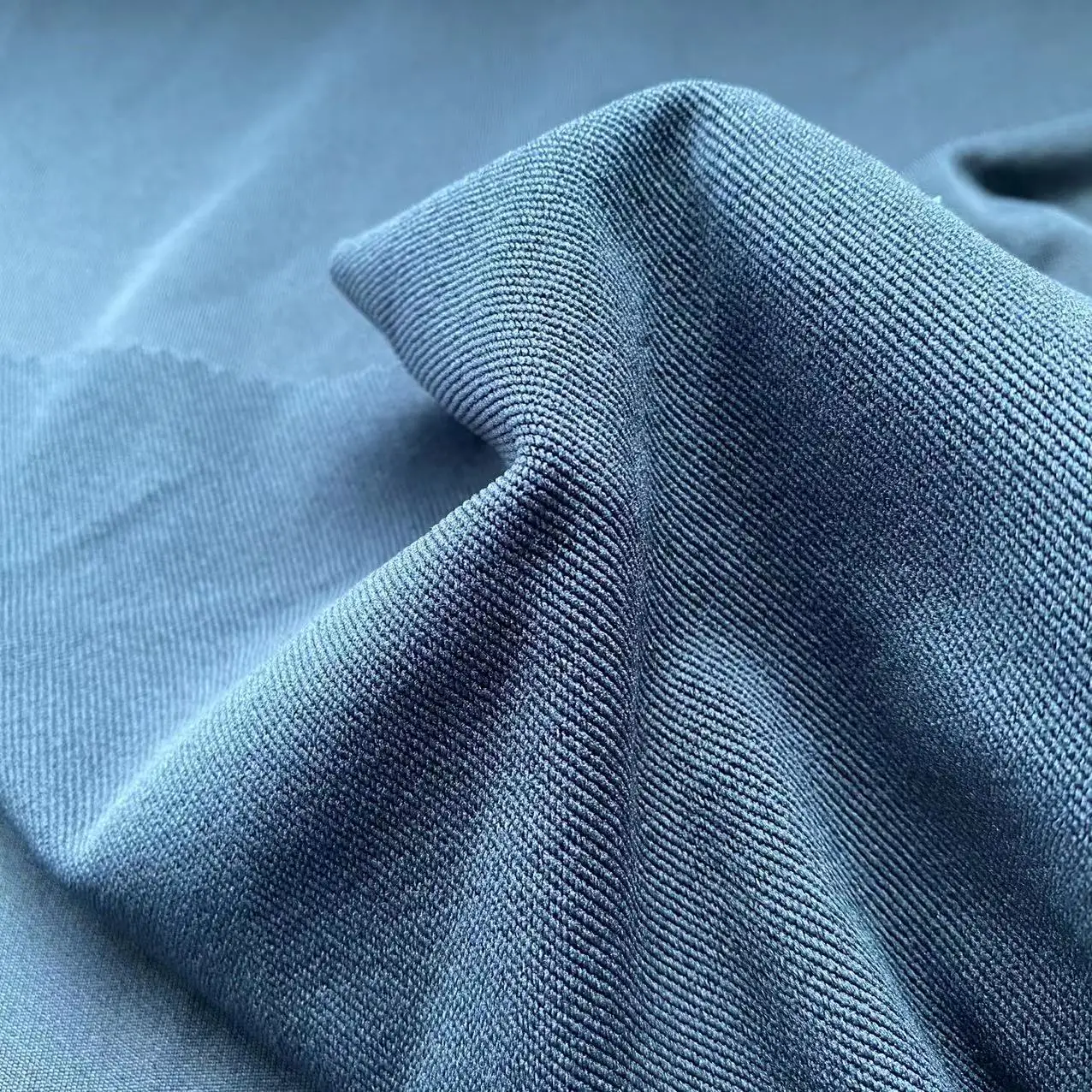 Hot Sale Elastane Suede Knitted Jersey 88 Polyester 12 Spandex Fabric For Garment