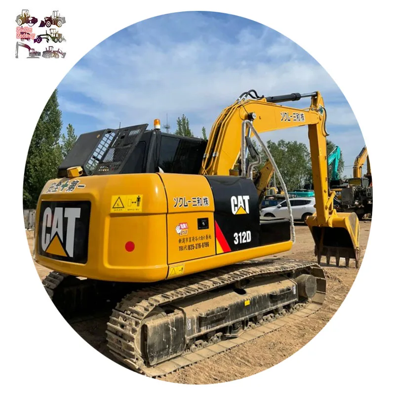 Гусеничный гусеничный экскаватор CAT 312D 6ton оригинальный японский Caterpillar в хорошем состоянии