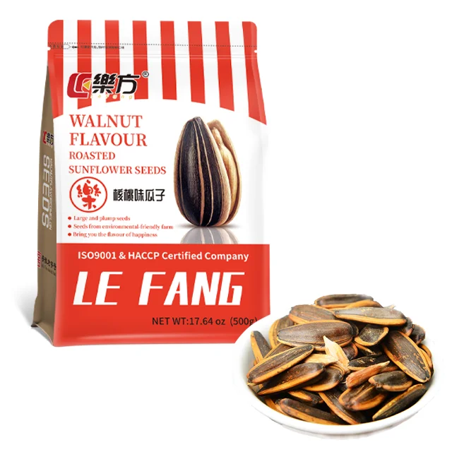 HACCP Certificate Nuts Snacks Roasted Sunflower Seeds With Walnut Flavor 500g Wholesale Cheap And Provide OEM service