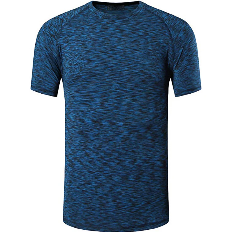 Mens 100% Polyester Mesh Dry Slim Fitness Marathon t shirts Running Sports T Shirts Custom Printing