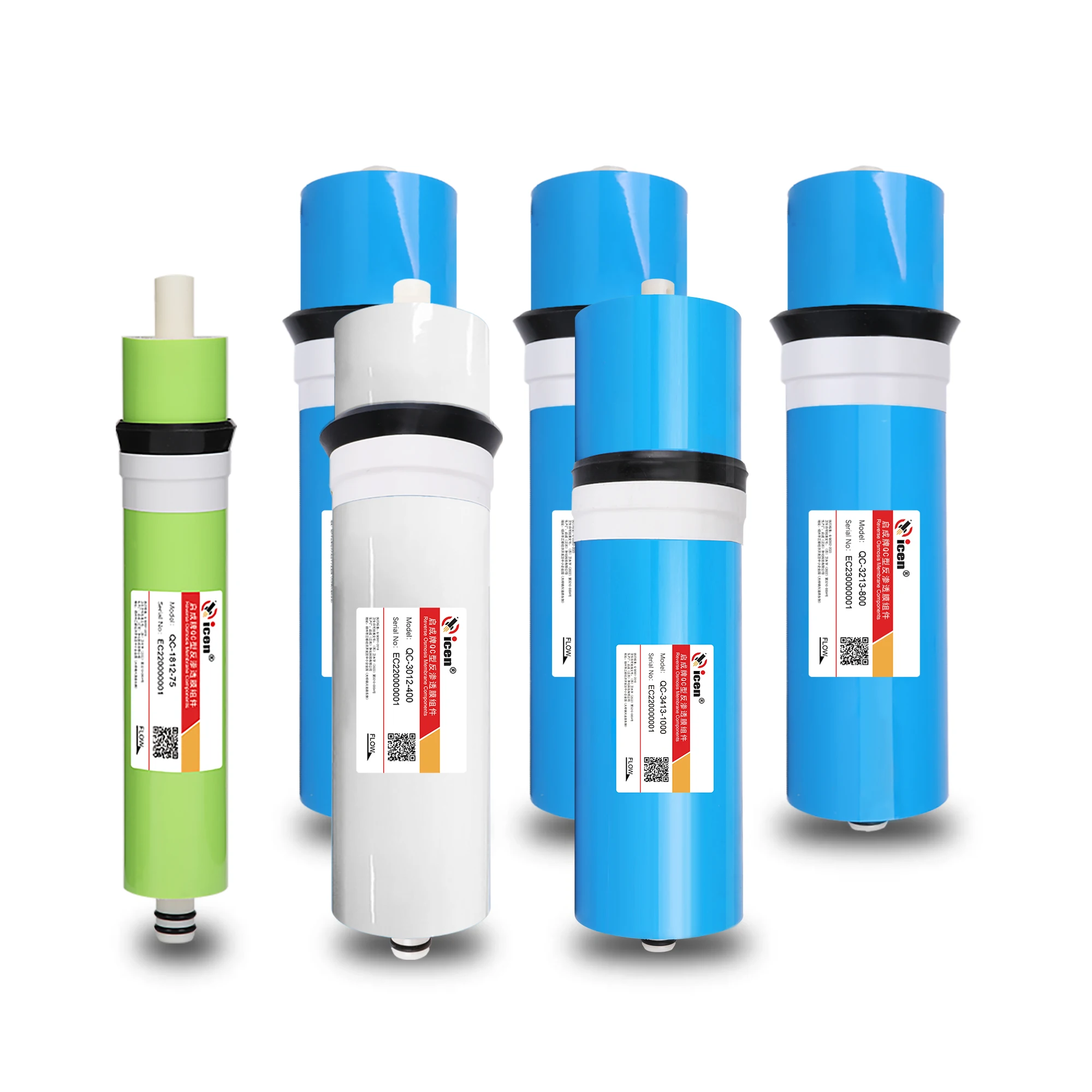 ICEN 3013-800G High Flow Reverse Osmosis RO Membrane Element For Drinking Water Purifier