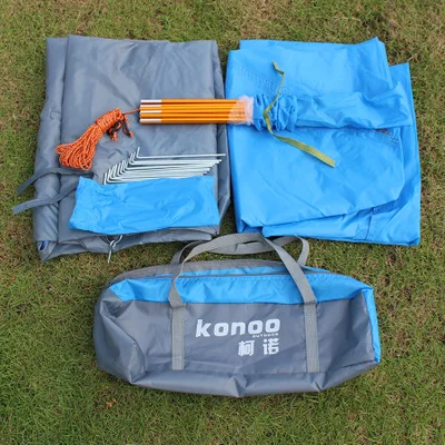 OEM 1-2 person 200*140cm Aluminum poles Double layer Waterproof Extended Type Outdoor camping Tent