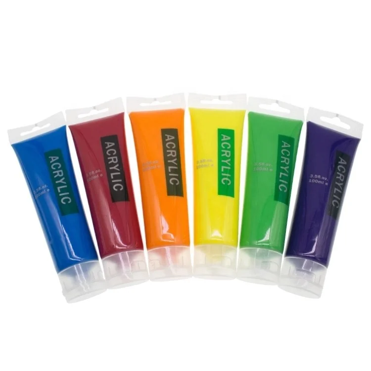 premium quality 75ml acrylic artist paint set for painting