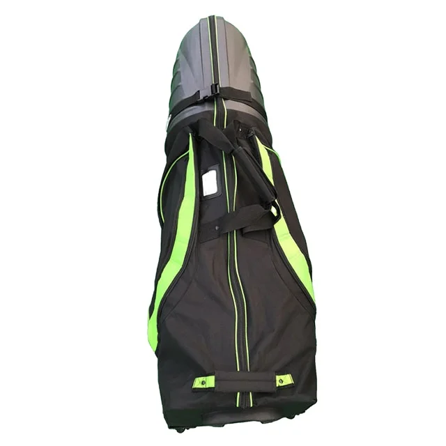 High Quality wholesale Hard Top Golf Travel Cover Bag Portable Folding Golf Aviation Bag With Wheels