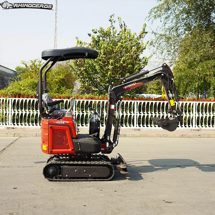 Rhinoceros mini digger KS10-8 CE  certificated crawler type  gasoline engine  cheap mini excavator  for sale