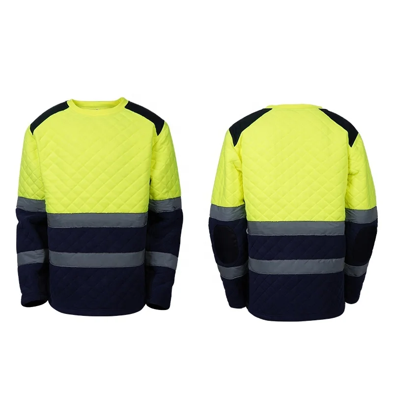 LX Stock Hi Vis Рабочая Футболка Светоотражающая Защитная футболка с длинным рукавом низкий минимальный заказ Логотип Рубашка