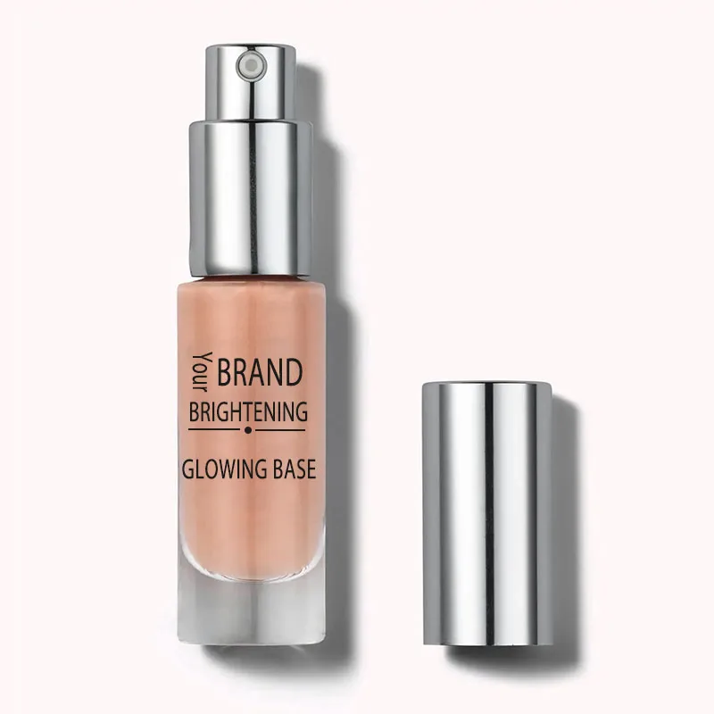 min moq customized hydrating brightening illuminating color correcting skin primer cc serum for face sunny flash