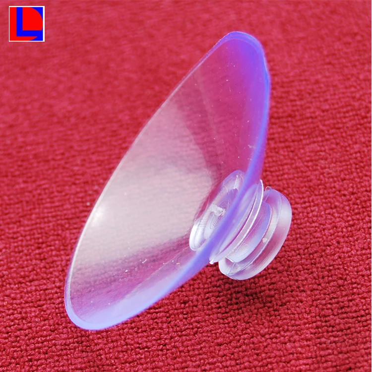 30mm Standard Transparent PVC suction cups with screw