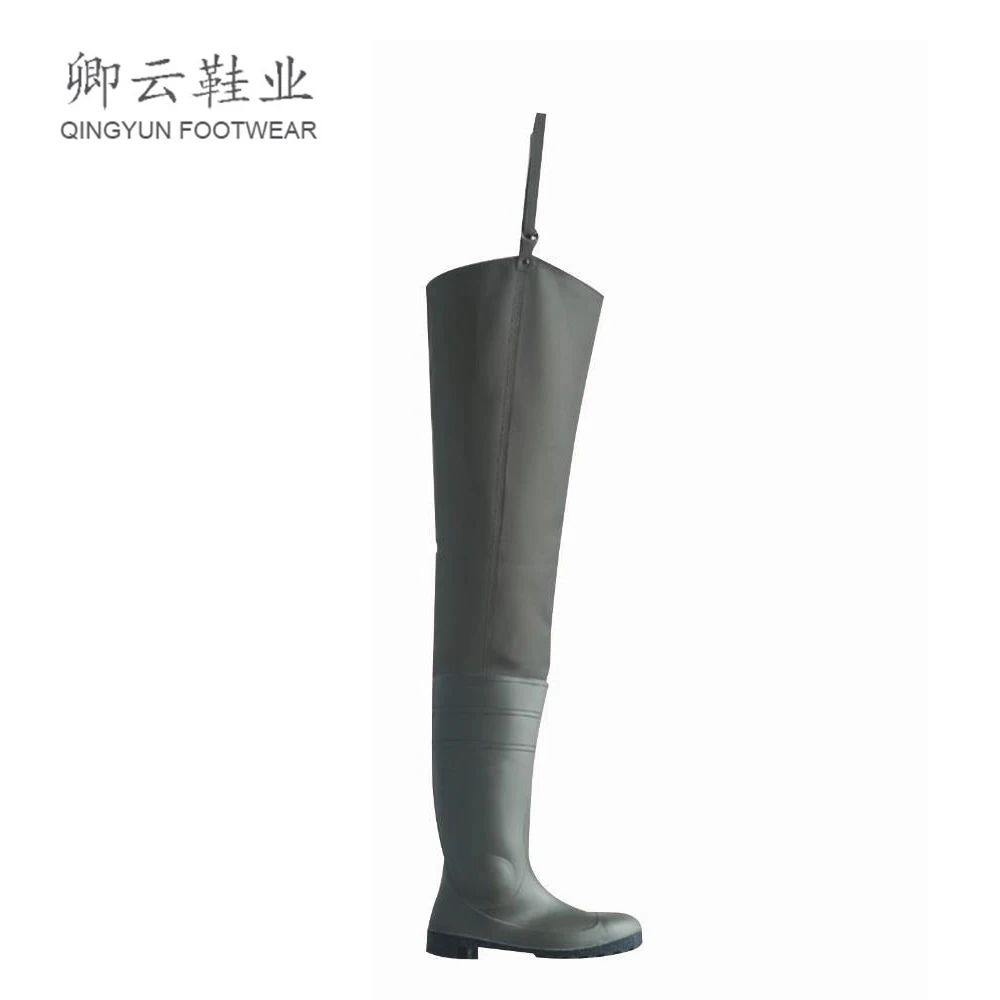 Manufacturer Factory High Quality women and men Waterproof ChestPURE PVC Plus size fishing HIP waders
