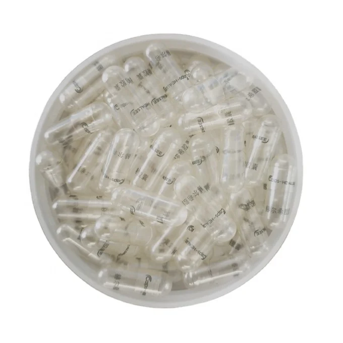 Healsee Capsule Size 0 00 000 1 2 3 4 5 Clear Halal HPMC Capsules and Veggie Empty Capsule  Packaging Made in China