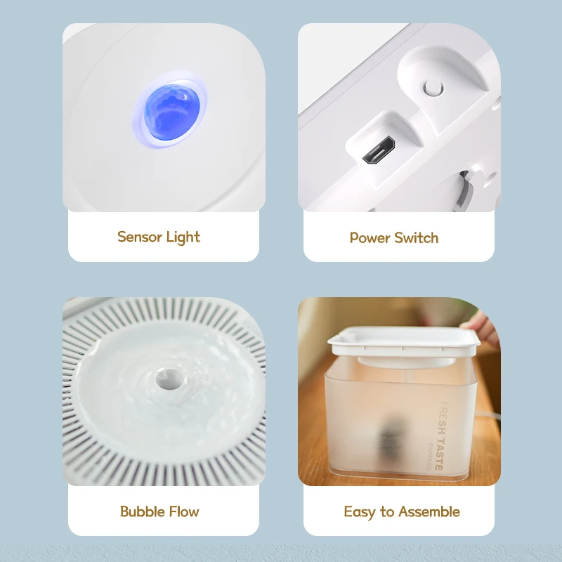 Top Quality Pet supplies  hot selling automatic water dispenser cat water fountain water bowl With Low MOQ Customized Logo