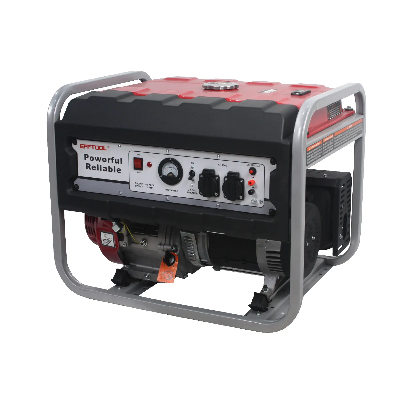 EFFTOOL professional power machine equipment 5000w Gasoline Generator G5000  210cc 25L