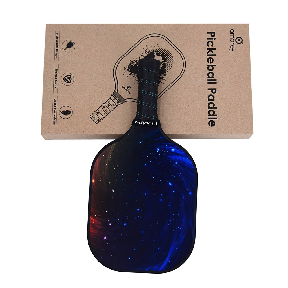 factory pro outdoor indoor ODM PP honeycomb core 3K 12K 18K beacn rackets glass fiber carbon fiber Pickleball Paddle racket